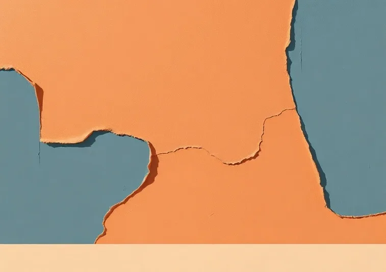 Ponçage et rebouchage des fissures avant mise en peinture